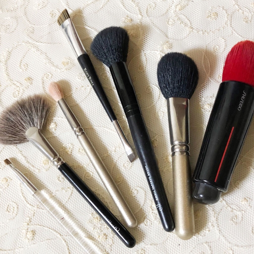 J4006 マスカラ 扇段/白鳳堂/メイクブラシを使ったクチコミ（1枚目）