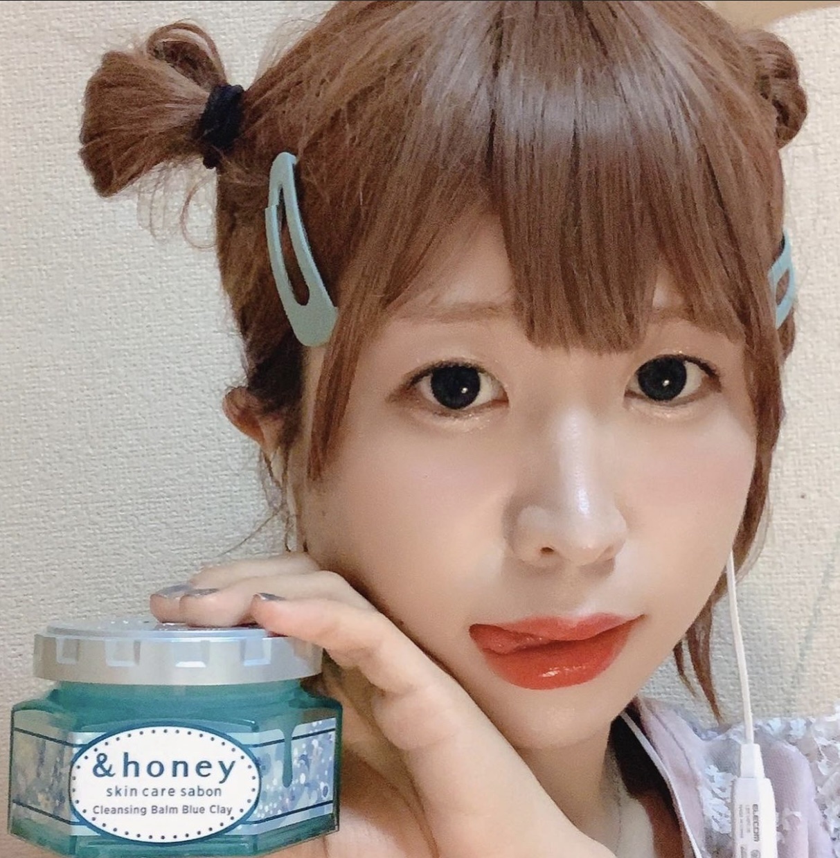 アンドハニー サボン クレンジングバーム ブルークレイ/&honey/クレンジングバームを使ったクチコミ（3枚目）