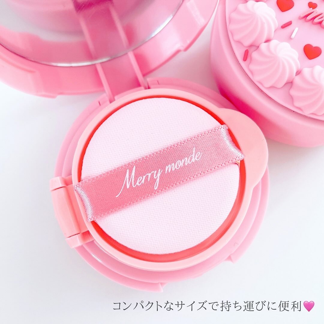 ハッピーユアデイクッション 01 アイボリー/Merrymonde/クッションファンデーションを使ったクチコミ（3枚目）