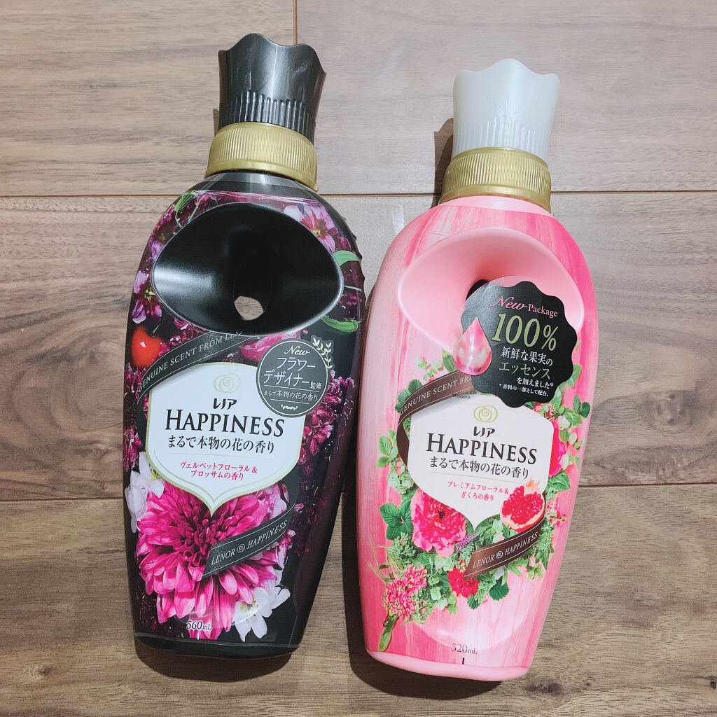 レノアハピネス ナチュラルフレグランス プレミアムフローラル＆ざくろの香り/レノア/柔軟剤を使ったクチコミ（1枚目）