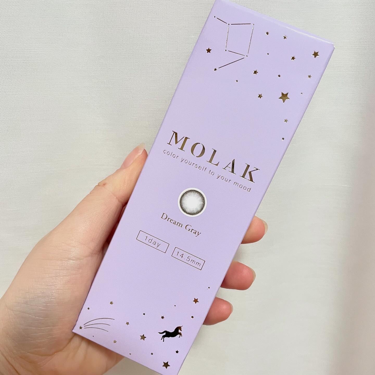 MOLAK 1day ドリームグレー/MOLAK/ワンデー（１DAY）カラコンを使ったクチコミ（2枚目）