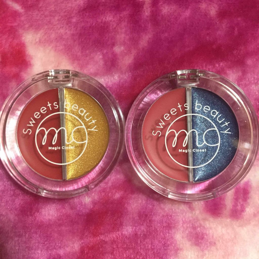 MCカフェスイーツアイシャドウ/3COINS/アイシャドウパレットを使ったクチコミ（1枚目）