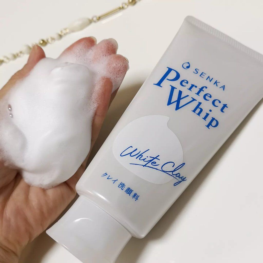 パーフェクトホワイトクレイ/SENKA（専科）/洗顔フォームを使ったクチコミ（3枚目）