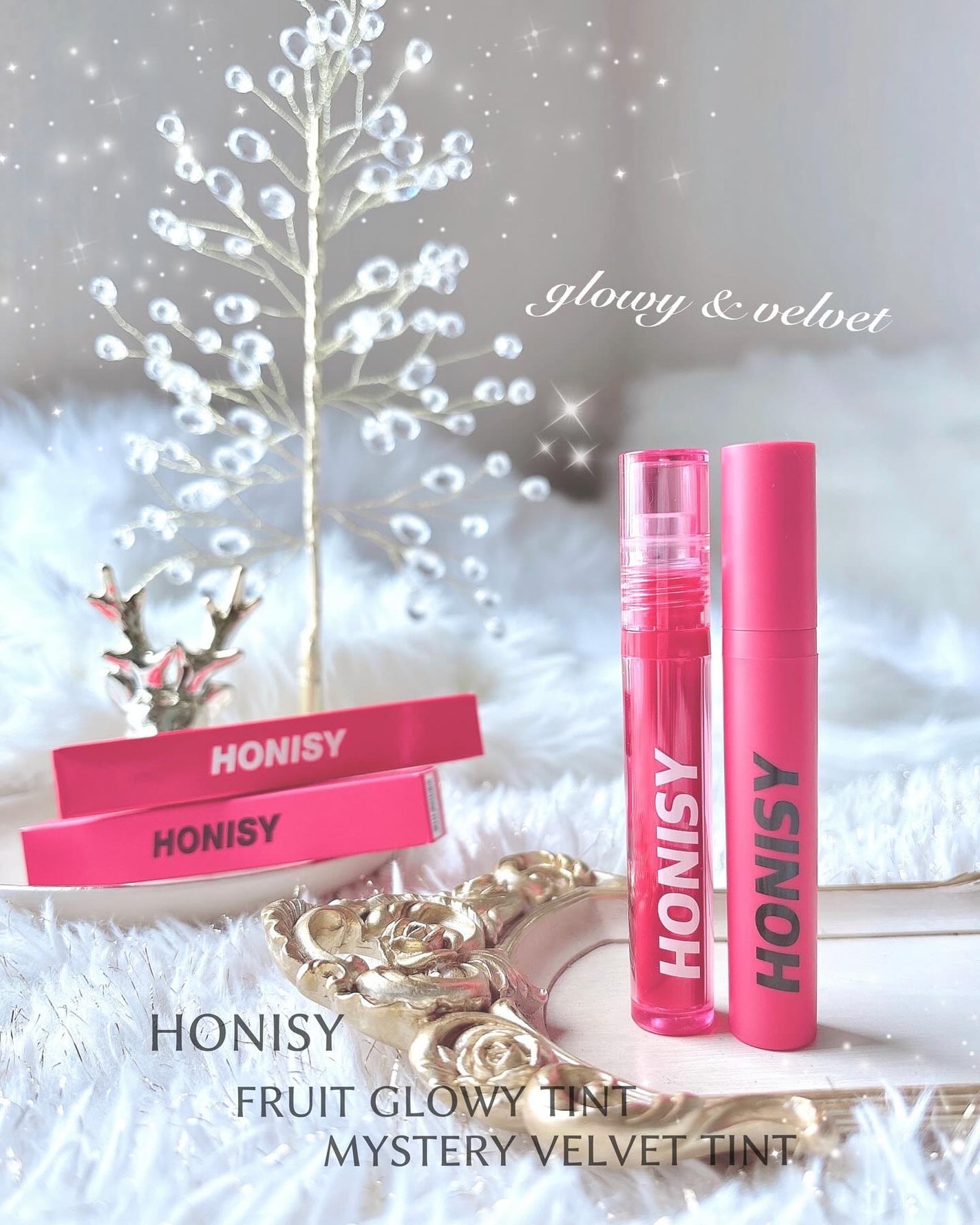 フルーツグロウティント/honisy/リップティントを使ったクチコミ(1枚目)