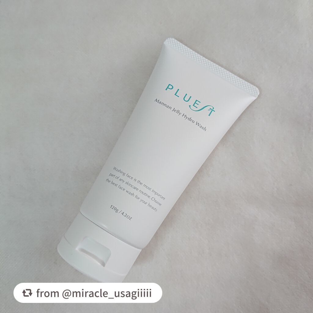 マンナンジェリーハイドロウォッシュ/PLUEST/洗顔料を使ったクチコミ(3枚目)