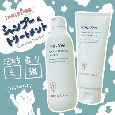 innisfree カメリア　ヘアシャンプーのクチコミ「/* innisfree */
/* シャンプー & トリートメント */
/* camell.....」（1枚目）