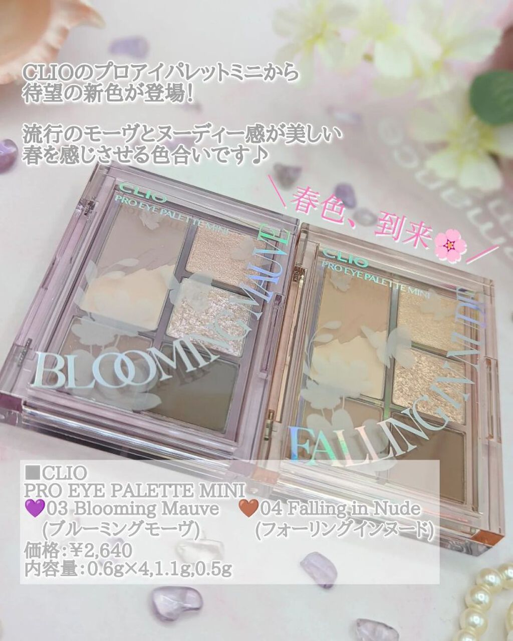 プロ アイパレット ミニ/CLIO/アイシャドウパレットを使ったクチコミ（2枚目）