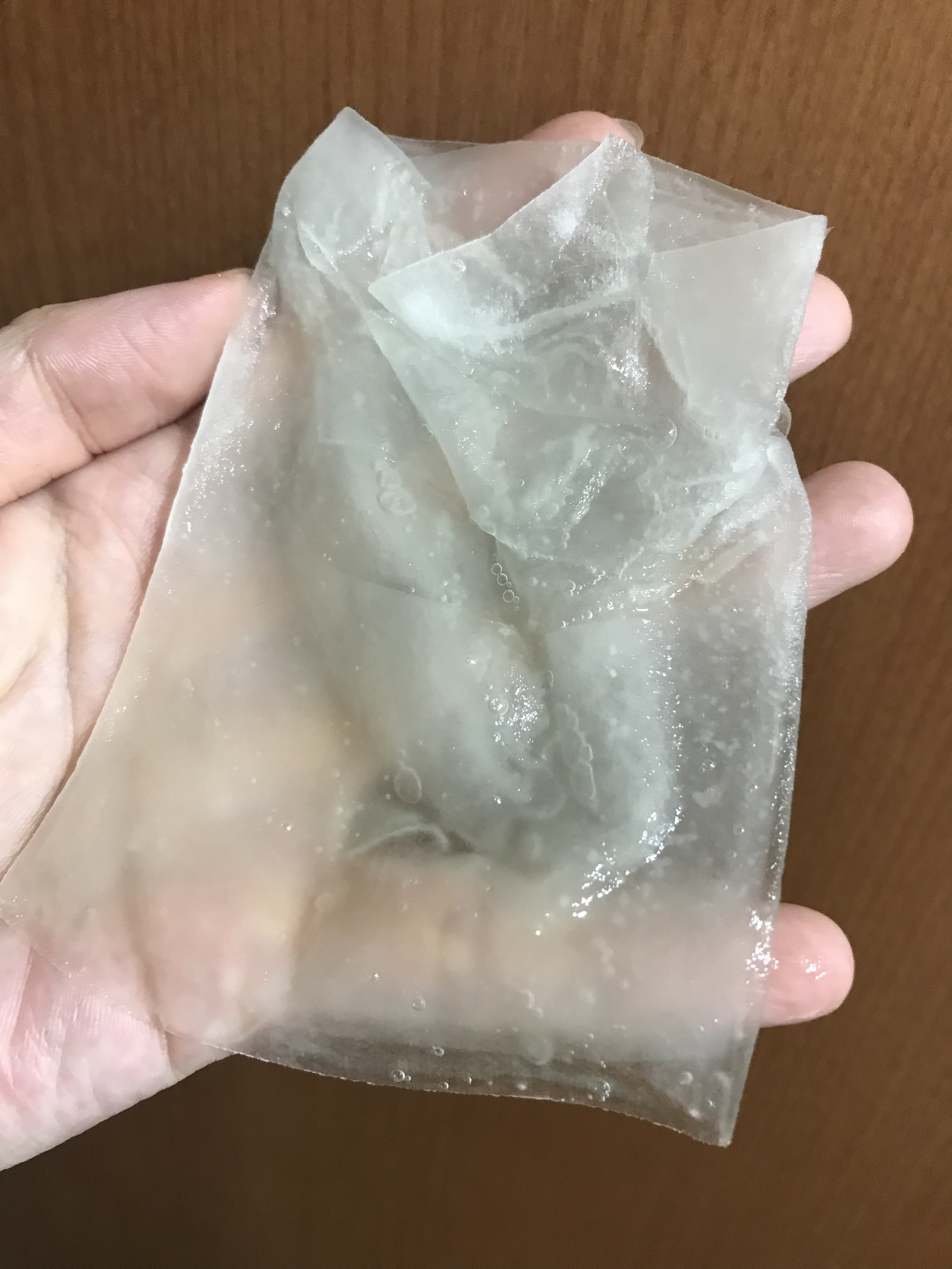 スージンググリーン スキニークリームマスク 30mL×1枚/ByUR/シートマスク・パックを使ったクチコミ（3枚目）