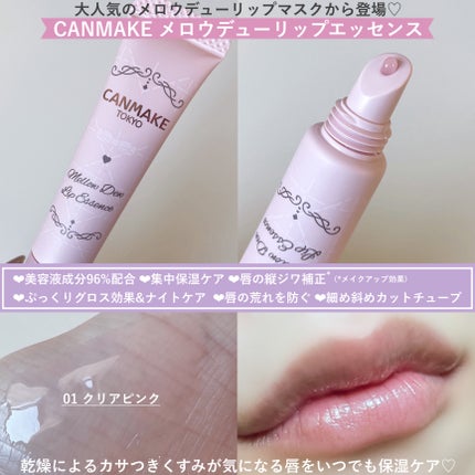 メロウデューリップエッセンス/キャンメイク/リップケアを使ったクチコミ(2枚目)