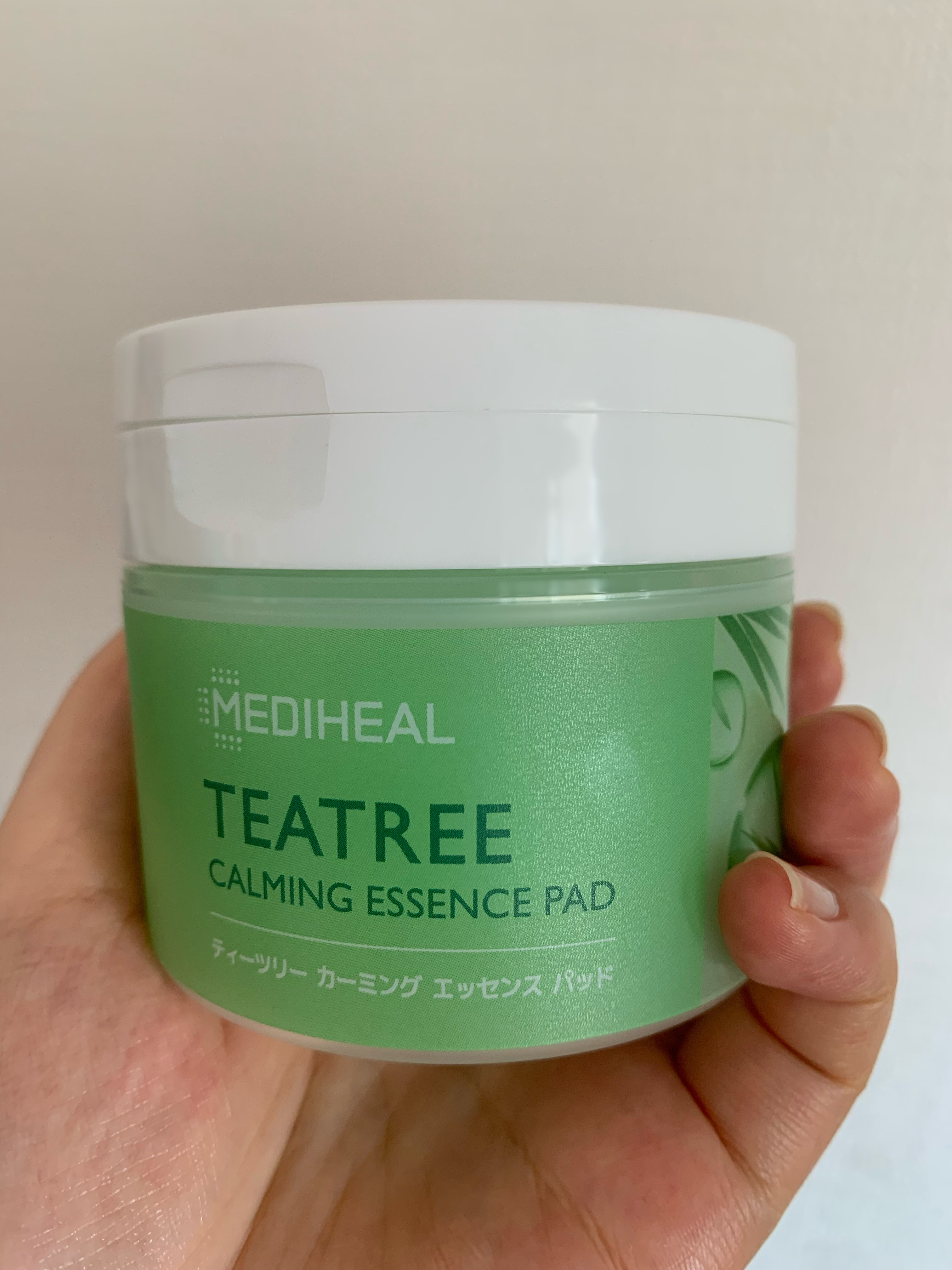 ティーツリーカーミングエッセンスパッド 50枚入り/MEDIHEAL/トナーパッドを使ったクチコミ（1枚目）