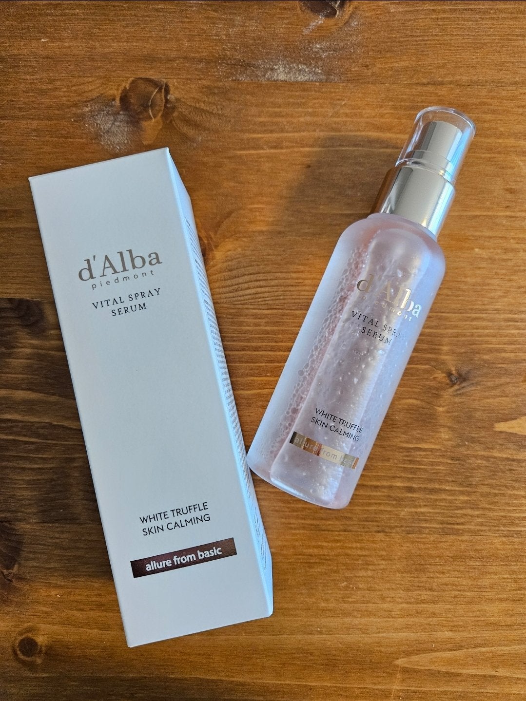 ダルバ ホワイトトリュフバイタルスプレーセラム/ダルバ/ミスト状化粧水を使ったクチコミ(2枚目)