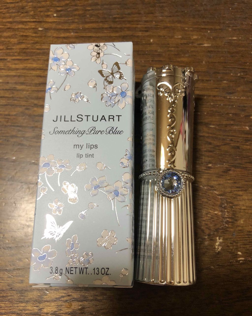 サムシングピュアブルー セント　マイリップス/JILL STUART/口紅を使ったクチコミ（1枚目）