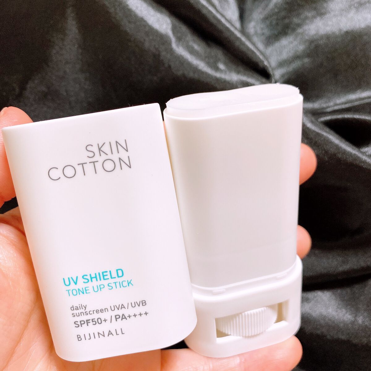 UVシールド トーンアップスティック/スキンコットン/日焼け止めスティックを使ったクチコミ（1枚目）