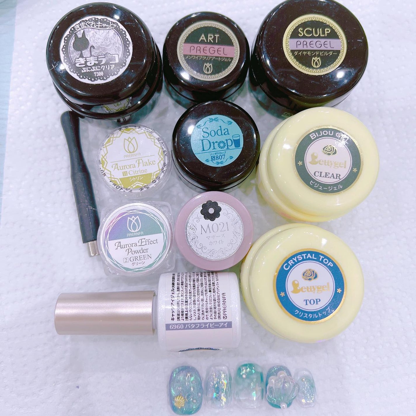 なかやまちえこ on LIPS 「夏のバブルネイル🫧⠀⠀@aby_sharenailに置いてある..」(5枚目)