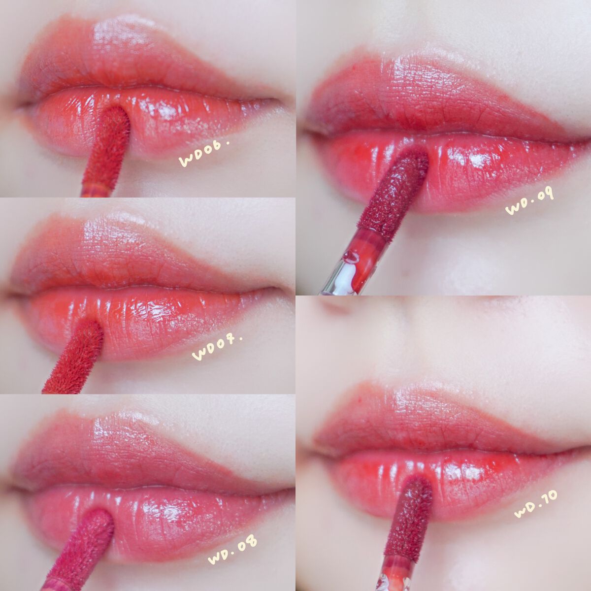 ザ ウォータリーデューティント WD6 クラッシュド パンプキン/MERZY/リップティントを使ったクチコミ（3枚目）