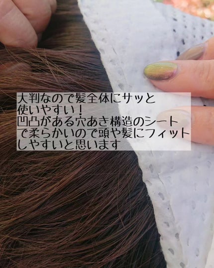 メリット ドライシャンプーシート すっきり爽快タイプ/メリット/ドライシャンプーを使ったクチコミ(2枚目)