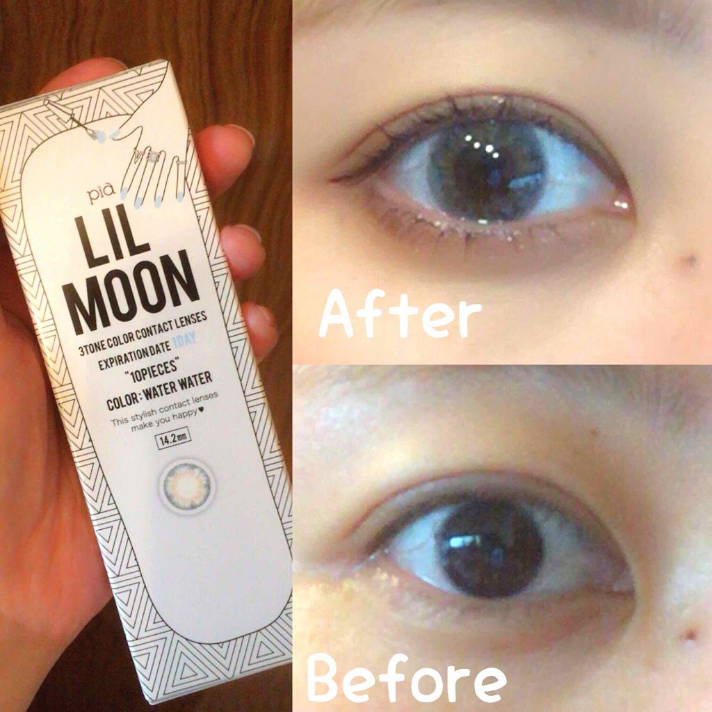LIL MOON 1day/LILMOON/ワンデー（１DAY）カラコンを使ったクチコミ（1枚目）