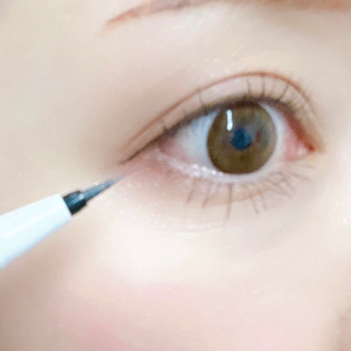 リキッドアイライナー/ルルズコスメティコ/リキッドアイライナーを使ったクチコミ(5枚目)