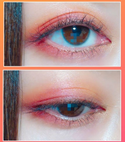 シマリングオーロラアイズ/キャンメイク/単色アイシャドウを使ったクチコミ(3枚目)