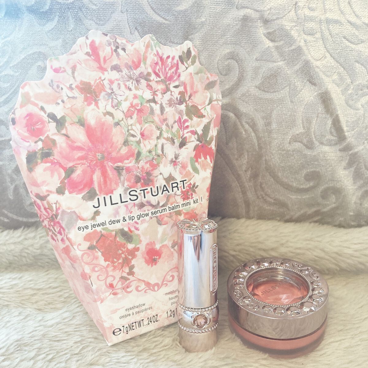 アイジュエルデュー&リップグロウ セラムバーム ミニ キット Ⅰ/JILL STUART/メイクアップキットを使ったクチコミ(1枚目)