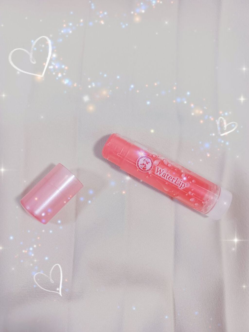 ウォーターリップ ほんのり色つき/メンソレータム/リップクリームを使ったクチコミ(1枚目)