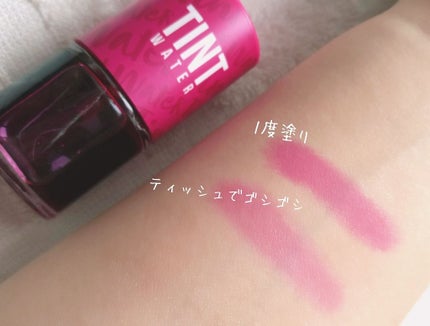 ティントウォーター/PERIPERA/口紅を使ったクチコミ(2枚目)