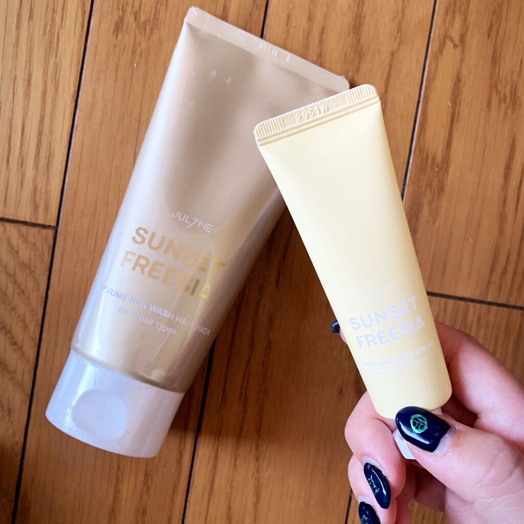 パフュームノンウォッシュヘアパック/JUL7ME/ヘアトリートメントを使ったクチコミ（1枚目）