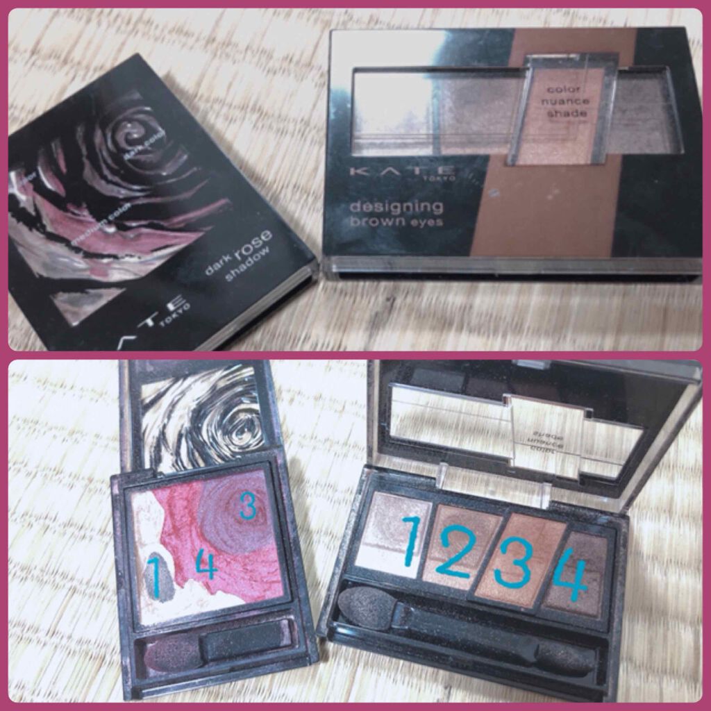 ダークローズシャドウ/KATE/アイシャドウパレットを使ったクチコミ(1枚目)