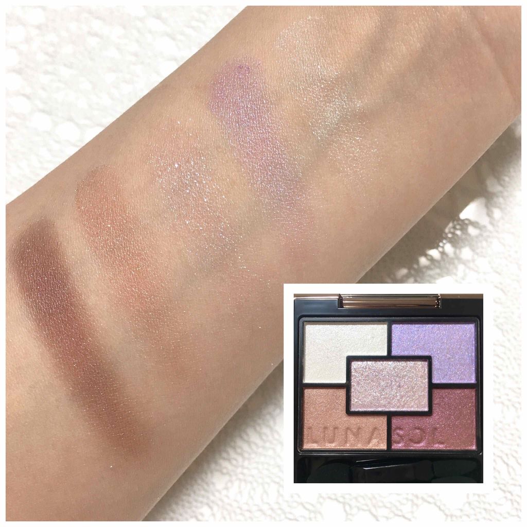 ジェミネイトアイズ N EX01 Amethyst/LUNASOL/アイシャドウパレットを使ったクチコミ（2枚目）
