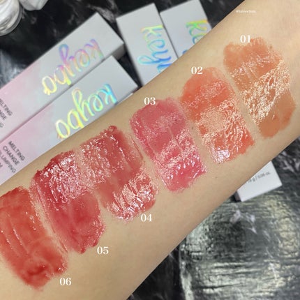 MELTING CHANGE PLUMPING BALM/keybo/口紅を使ったクチコミ(8枚目)