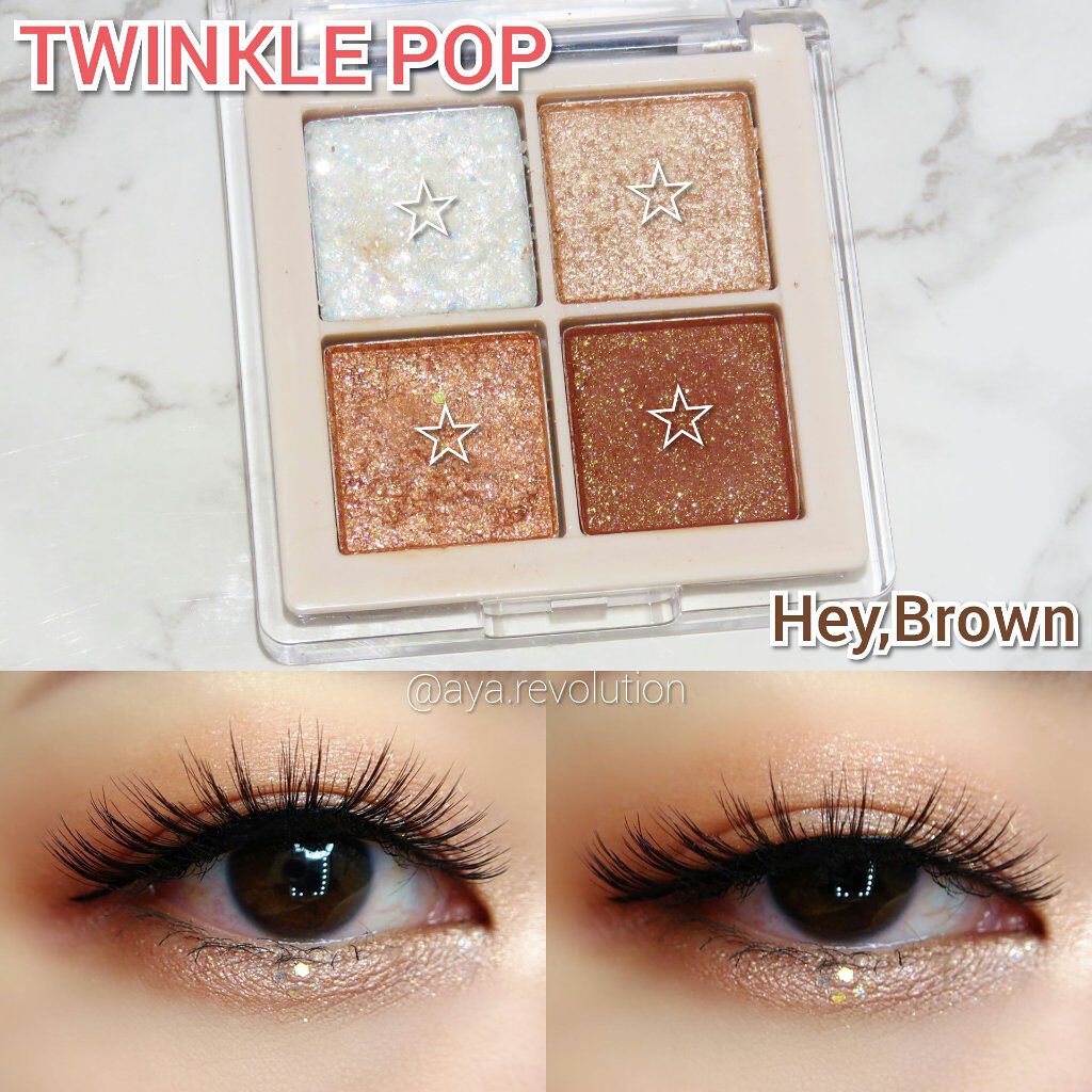TWINKLE POP Pearl Flex Glitter Eye Palette/CLIO/アイシャドウパレットを使ったクチコミ（1枚目）