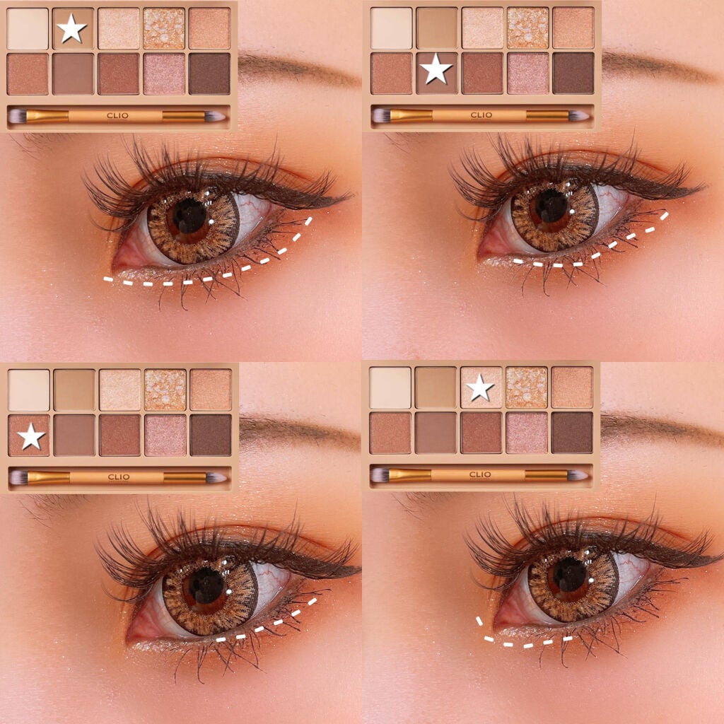 プロ アイ パレット/CLIO/アイシャドウパレットを使ったクチコミ(4枚目)