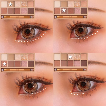 プロ アイ パレット/CLIO/アイシャドウパレットを使ったクチコミ(4枚目)