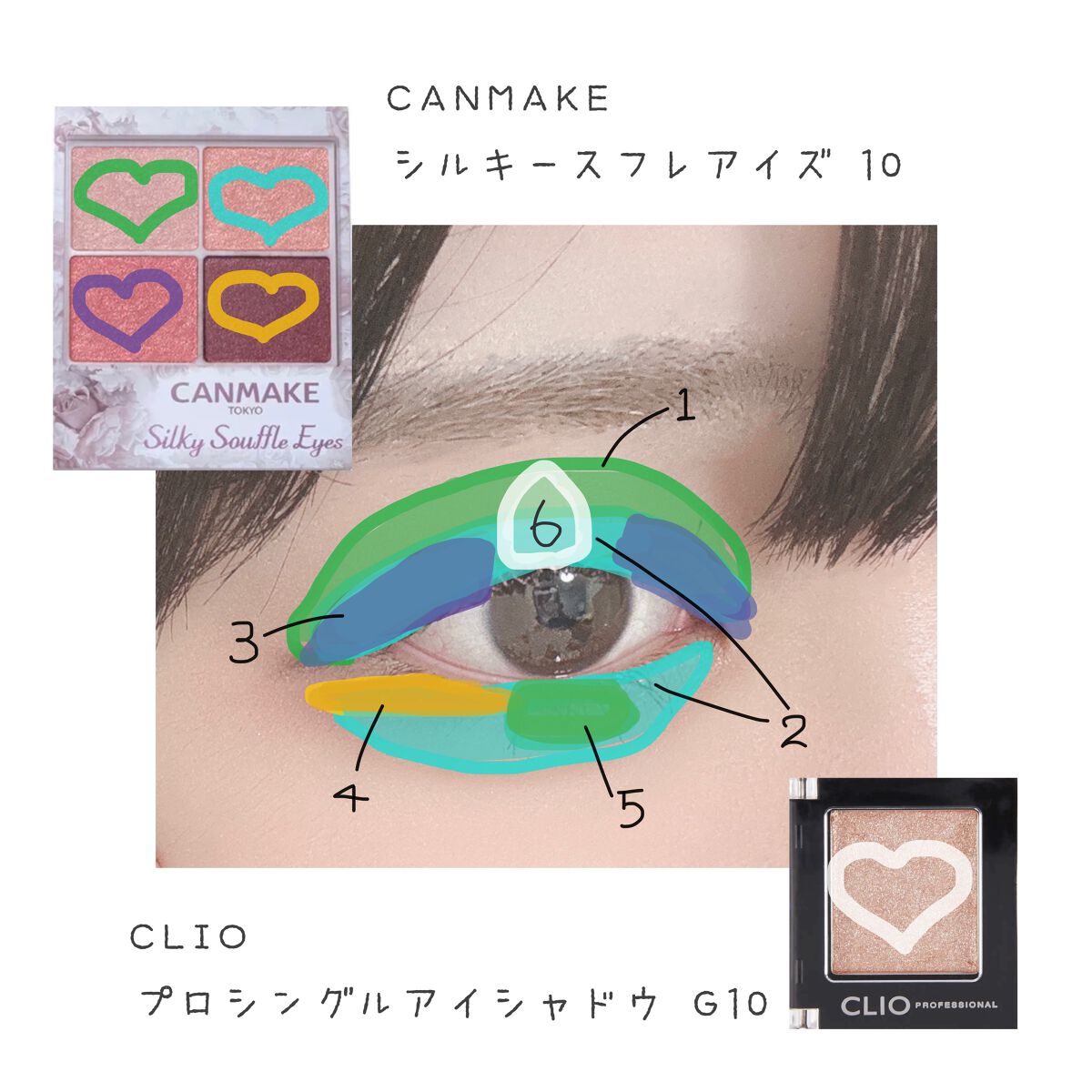 カラーリングアイブロウ/ヘビーローテーション/眉マスカラを使ったクチコミ（2枚目）