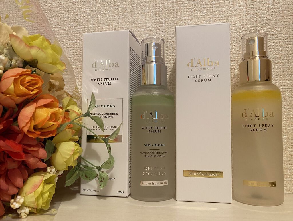 ダルバ ホワイトトリュフファーストスプレーセラム/ダルバ/ミスト状化粧水を使ったクチコミ（1枚目）