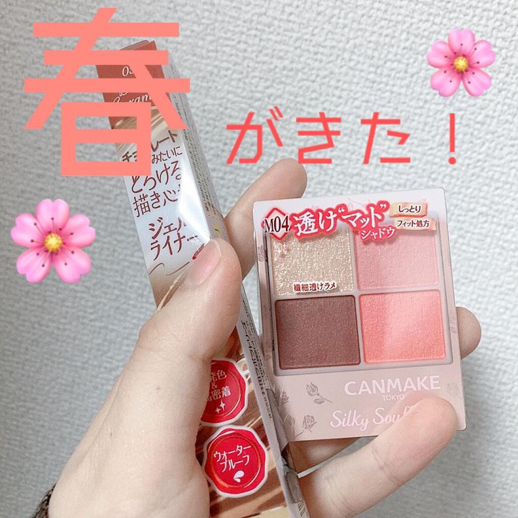 シルキースフレアイズ（マットタイプ）/キャンメイク/アイシャドウパレットを使ったクチコミ（1枚目）