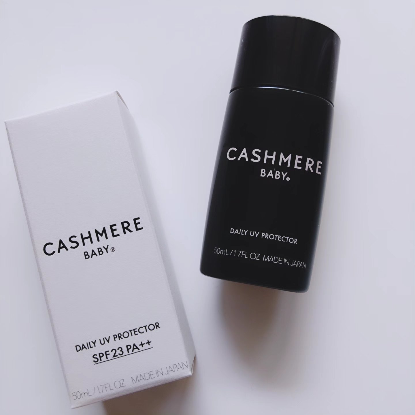 カシミヤベビー デイリーUVプロテクター/CASHMERE BABY/日焼け止めミルクを使ったクチコミ（1枚目）