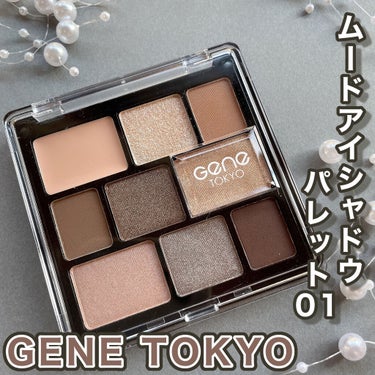 ムードアイシャドウパレット/GENE TOKYO/アイシャドウパレットを使ったクチコミ（2枚目）