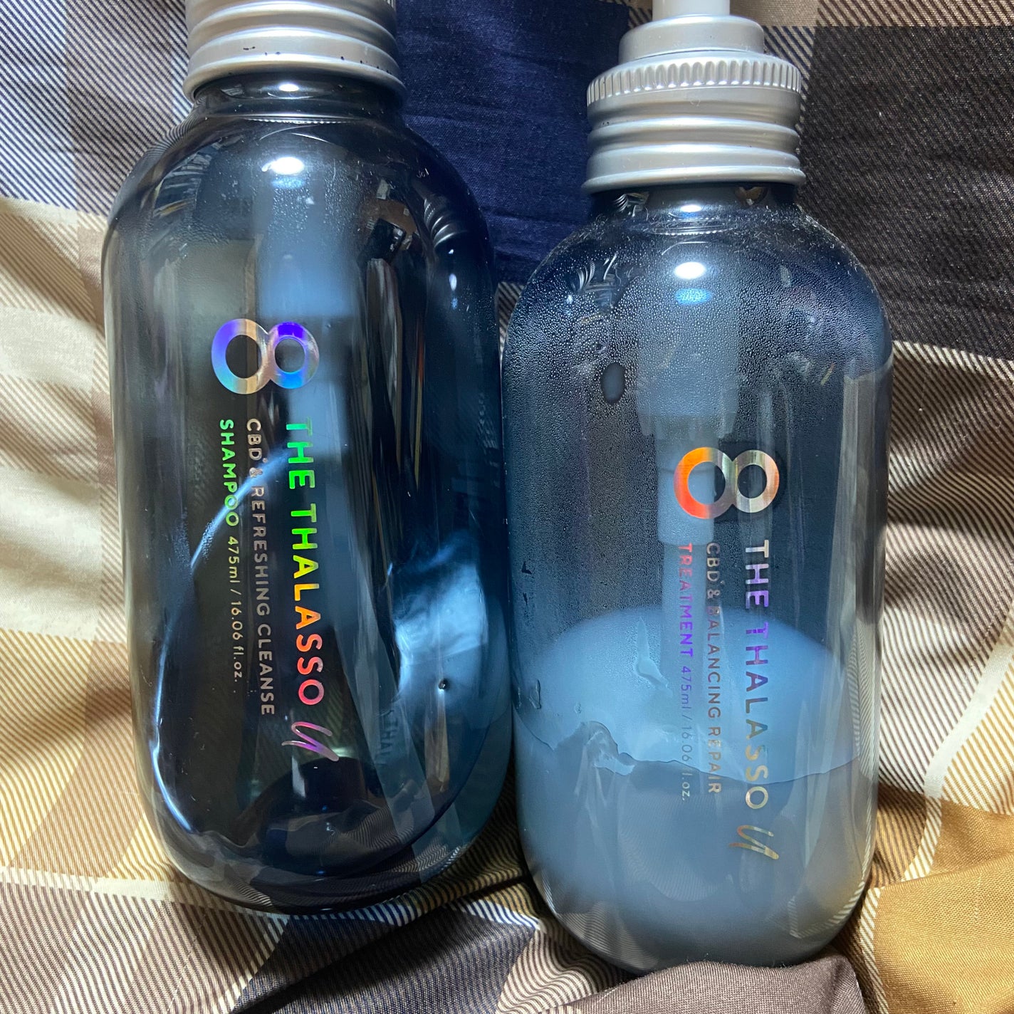 エイトザタラソ ユー CBD&リフレッシング クレンズ 美容液シャンプー/CBD&バランシング ダメージリペア 美容液ヘアトリートメント/エイトザタラソ/市販シャンプーを使ったクチコミ(1枚目)