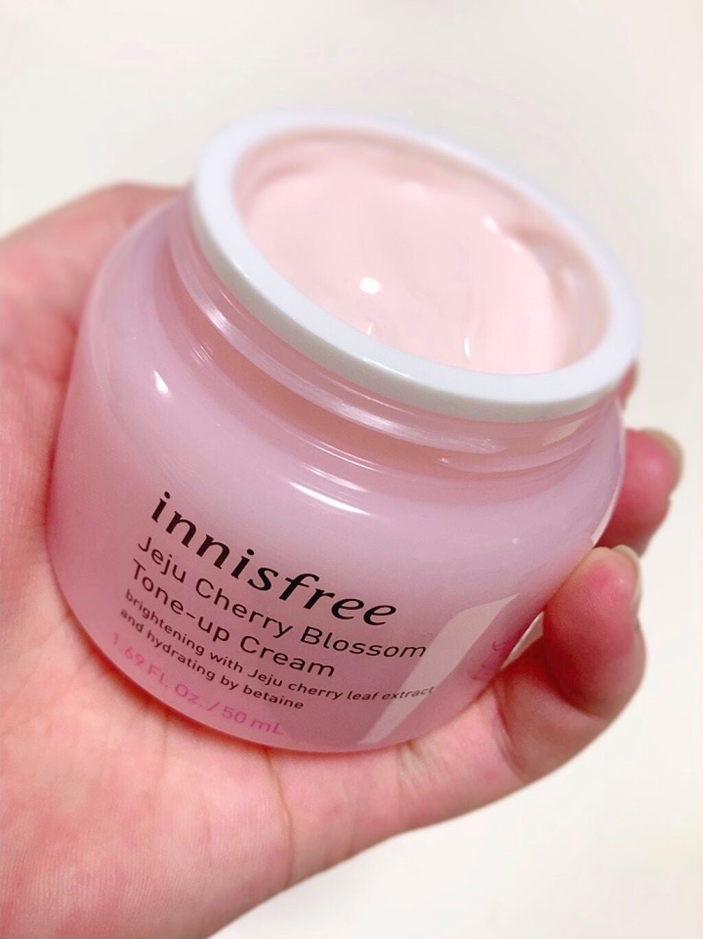 チェジュ チェリーブロッサム トーンアップクリーム/innisfree/化粧下地を使ったクチコミ(3枚目)