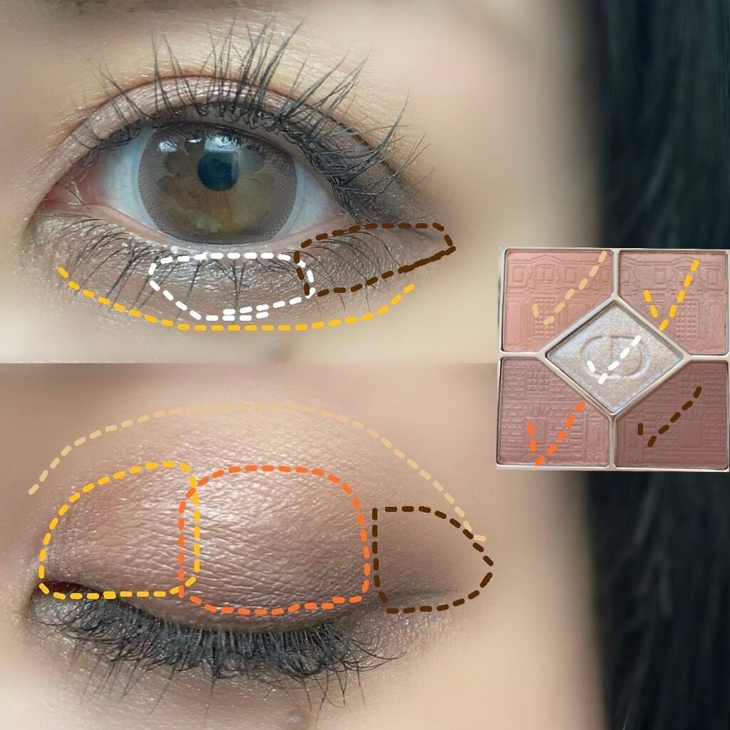 サンク クルール クチュール 〈アトリエ オブ ドリームズ〉/Dior/アイシャドウパレットを使ったクチコミ(3枚目)