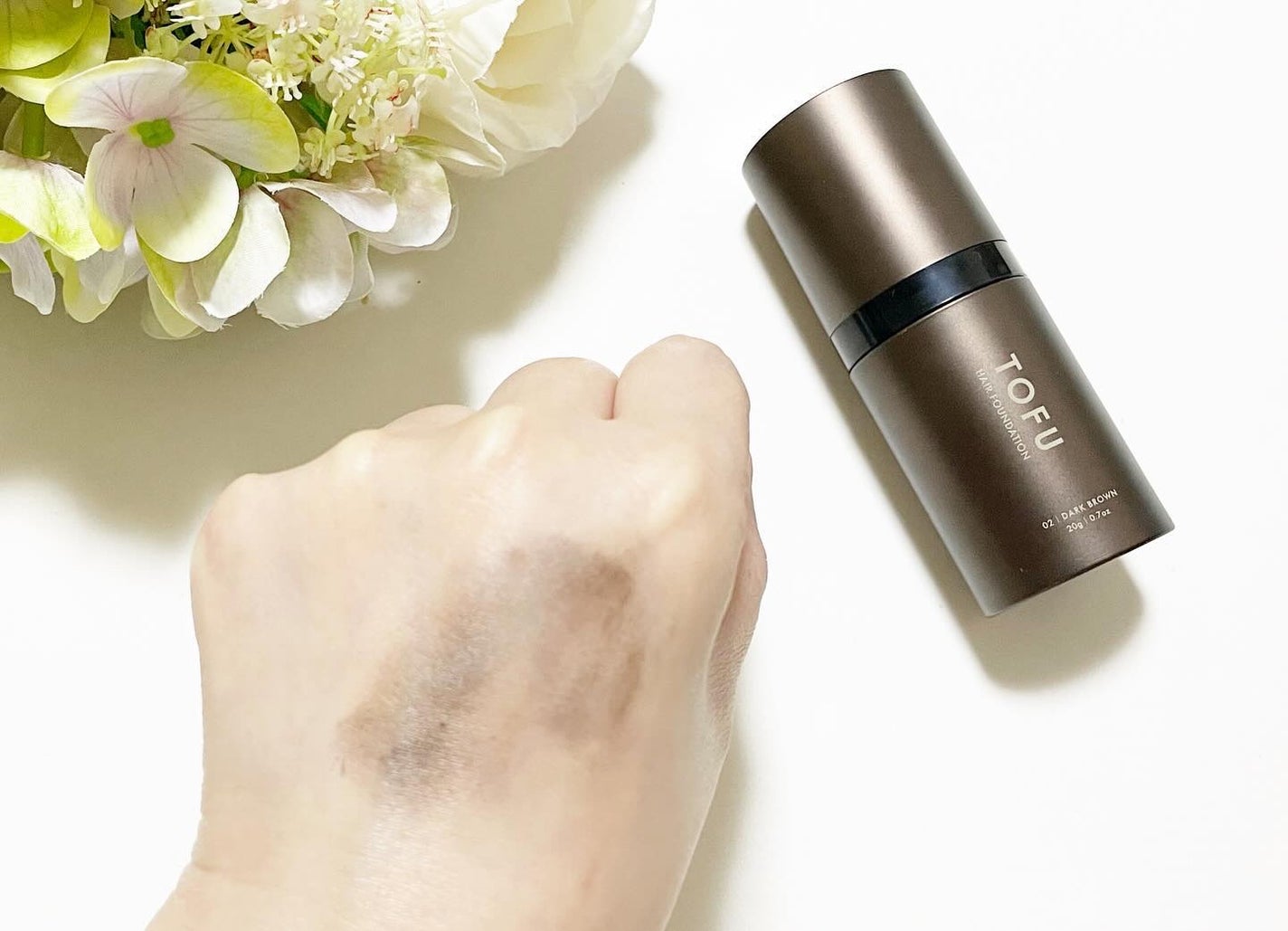 ヘアファンデーション/TOFU/ヘアカラーを使ったクチコミ(3枚目)