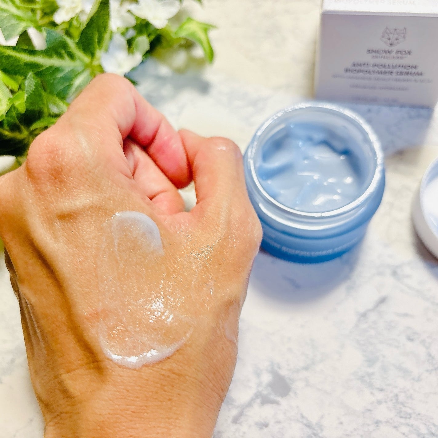 デイリー カバー ジェルセラム/SNOW FOX SKINCARE/フェイスクリームを使ったクチコミ(5枚目)