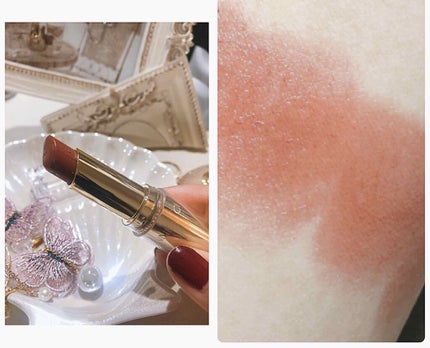 ラスティンググロスリップ/CEZANNE/口紅を使ったクチコミ(2枚目)