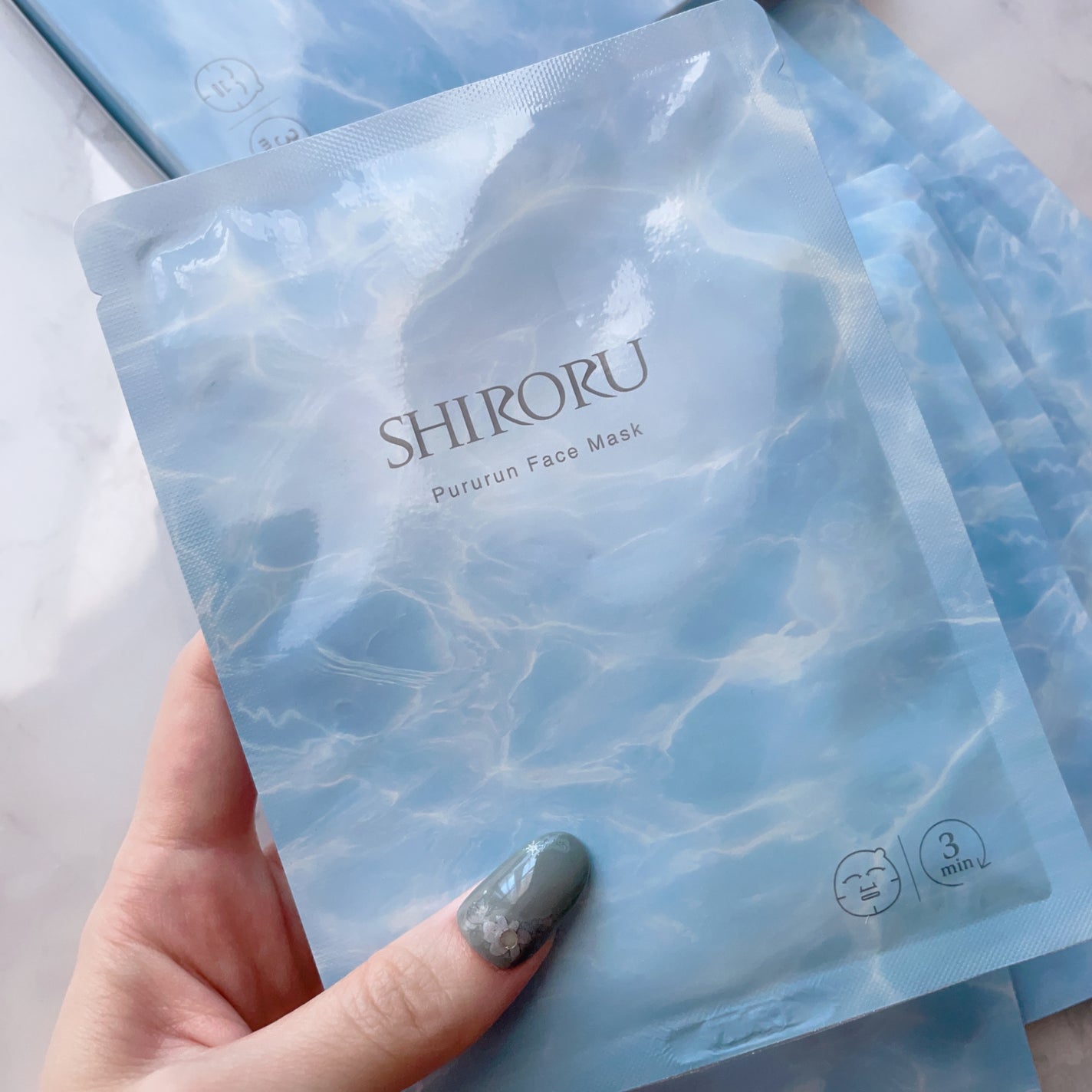 ぷるるんフェイスマスク/SHIRORU/シートマスク・パックを使ったクチコミ(2枚目)