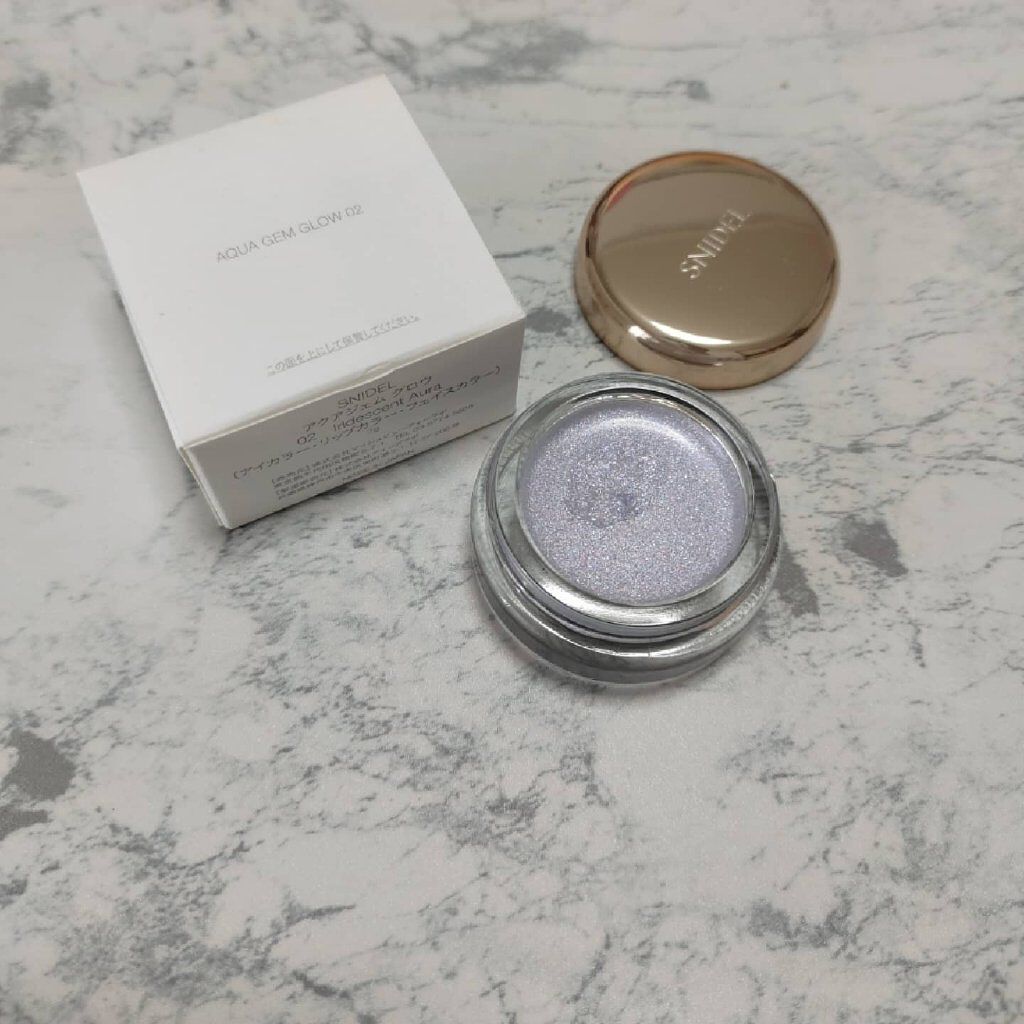 アクアジェム グロウ 02 Iridescent Aura/SNIDEL BEAUTY/ジェル・クリームアイシャドウを使ったクチコミ（1枚目）