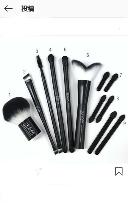 UR GLAM POWDER BRUSH/U R GLAM/メイクブラシを使ったクチコミ(1枚目)