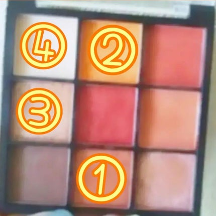 UR GLAM BLOOMING EYE COLOR PALETTE/U R GLAM/アイシャドウパレットを使ったクチコミ(6枚目)