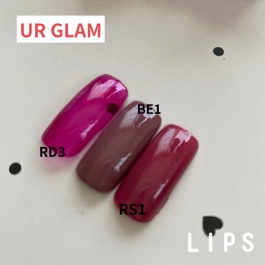 UR GLAM　COLOR NAIL SELECTION RD3＜グラスカラー＞/U R GLAM/マニキュアを使ったクチコミ（2枚目）