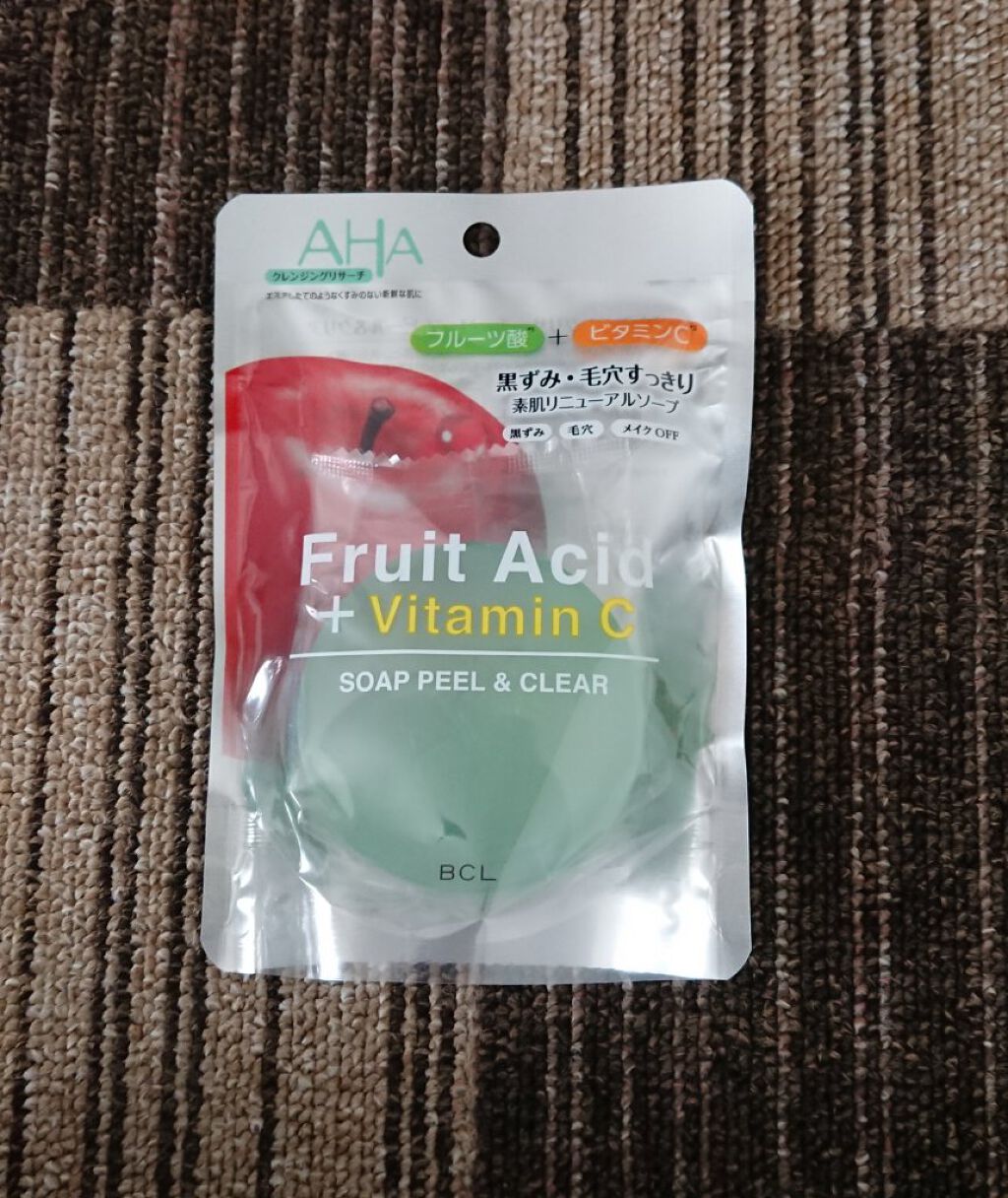 ソープ ピール&クリア/クレンジングリサーチ/洗顔石鹸を使ったクチコミ（1枚目）